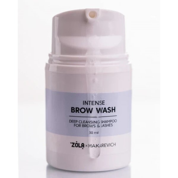 Шампунь глибокого очищення для брів та вій Zola x Makarevich Intense Brow Wash 30 мл
