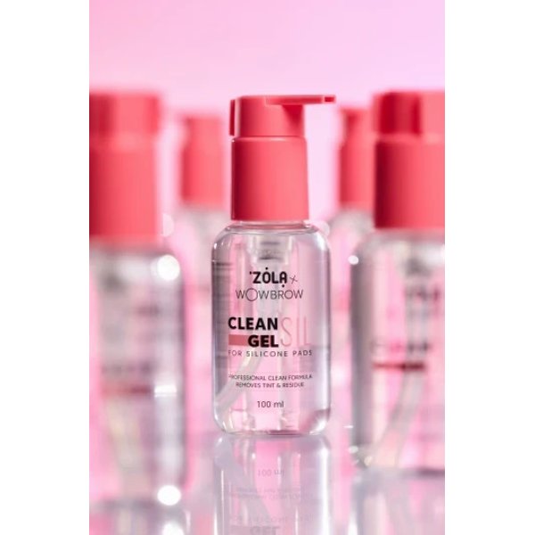 Zola x WowBrow Clean Sil Gel засіб для очищення валиків для ламі 100 мл