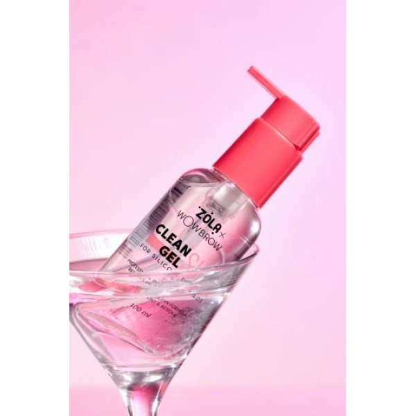 Zola x WowBrow Clean Sil Gel засіб для очищення валиків для ламі 100 мл