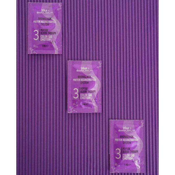 ZOLA Color Lab Emotion состав для ламинирования 03 Peptide Bloom Therapy в саше 3х1 мл