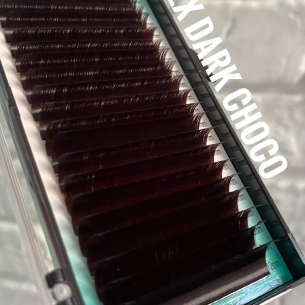 Вії пострічково Lex Dark Chocolate 1 лента D / 0.1 / 9